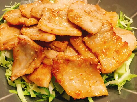 簡単!豚バラ焼き